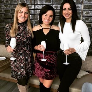 Floral print BCBG dress